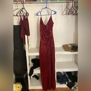 Red prom dress
